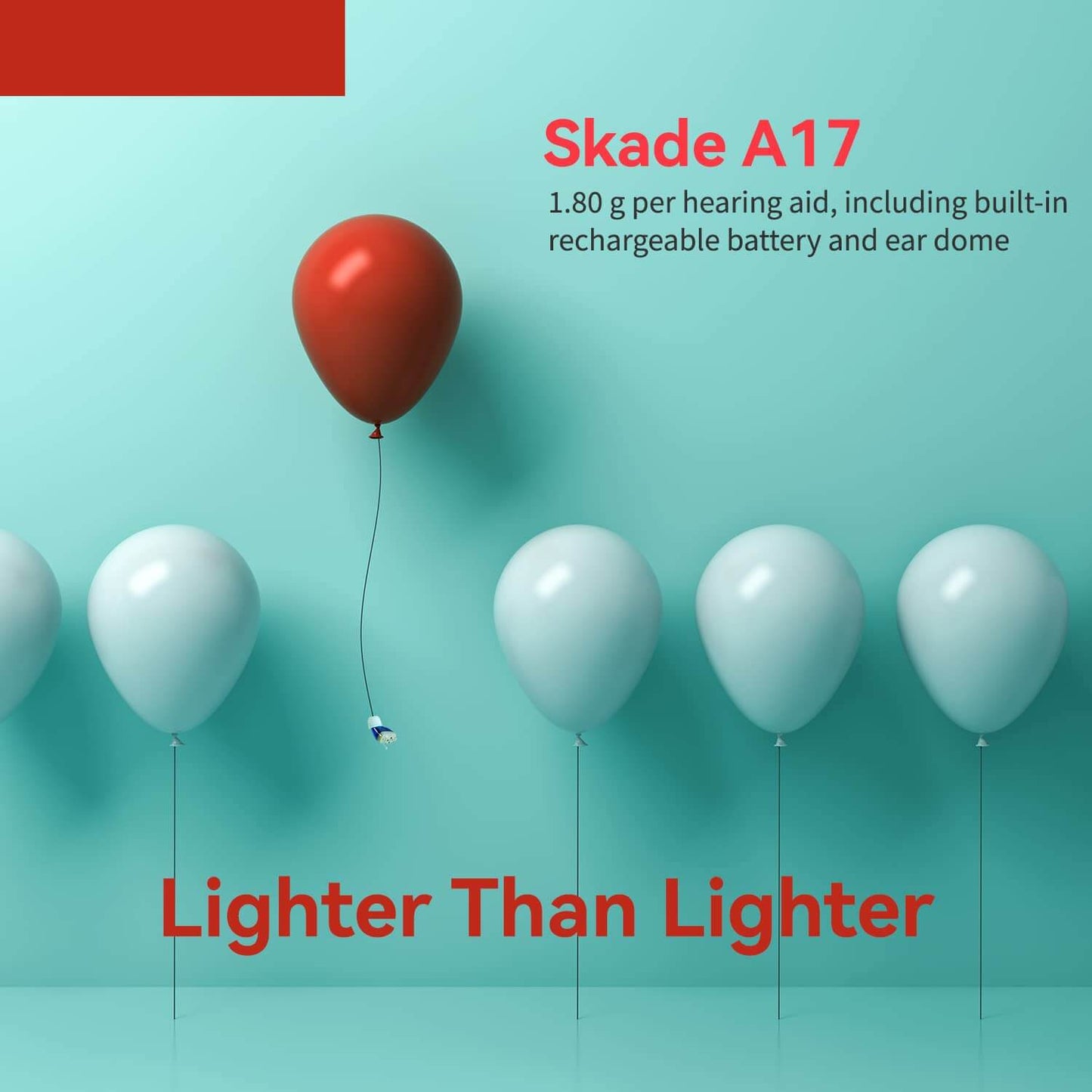 SKADE Hearing Aids for Seniors Rechargeable with Noise Cancelling, Nano Size 40db Sound Amplifier to Aid Hearing for Adults, Dual-Core OTC Hearing Aids with 36 hours Battery Life, Pair